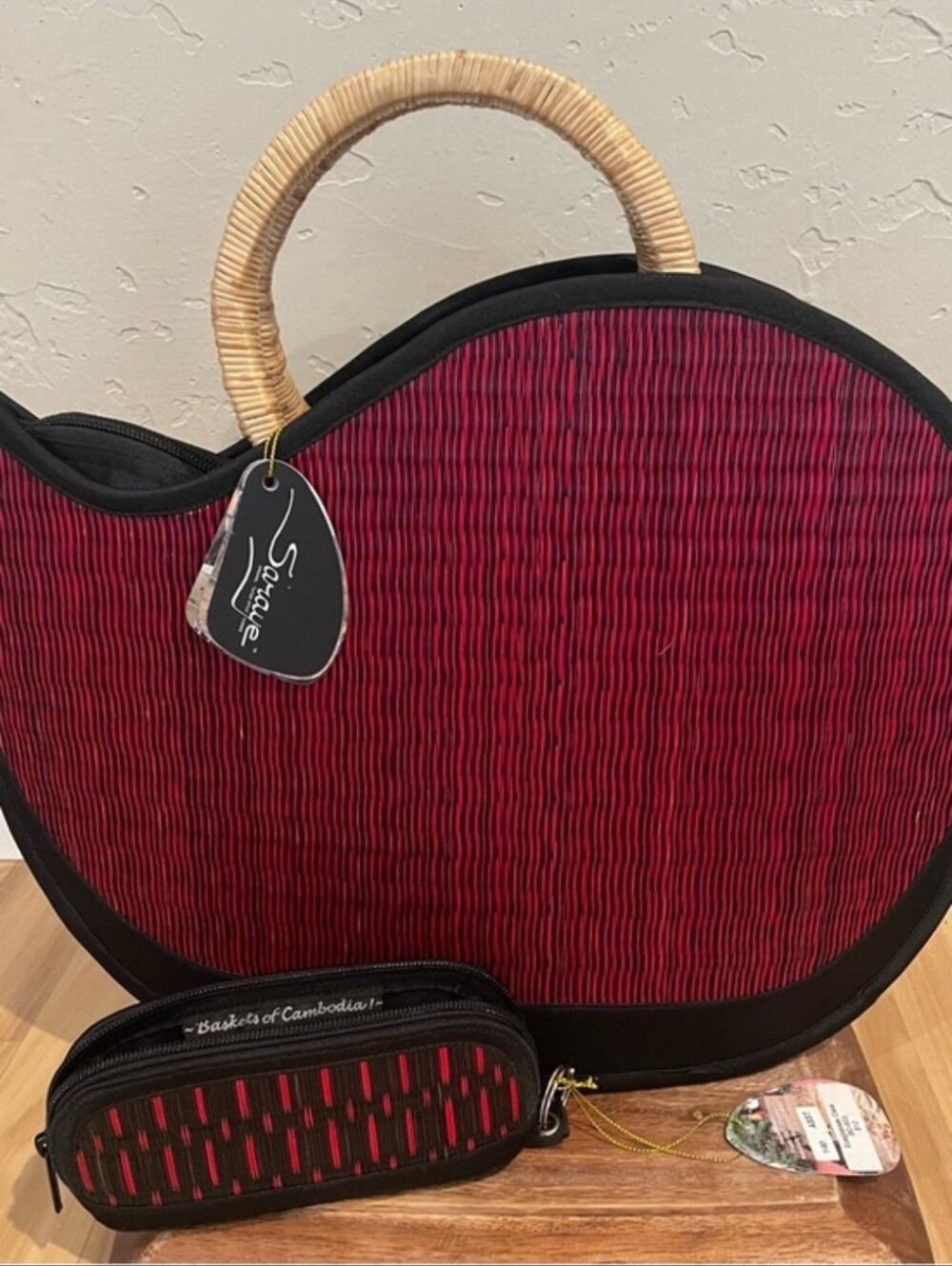 Baskets Of  Cambodia Sun Set Tote!
